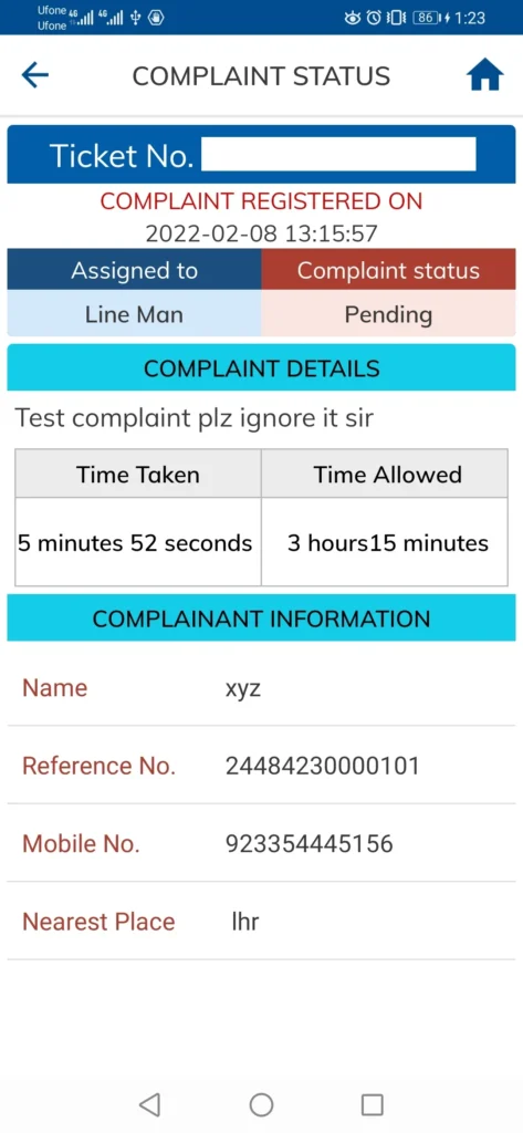 QESCO Complaint Tracking